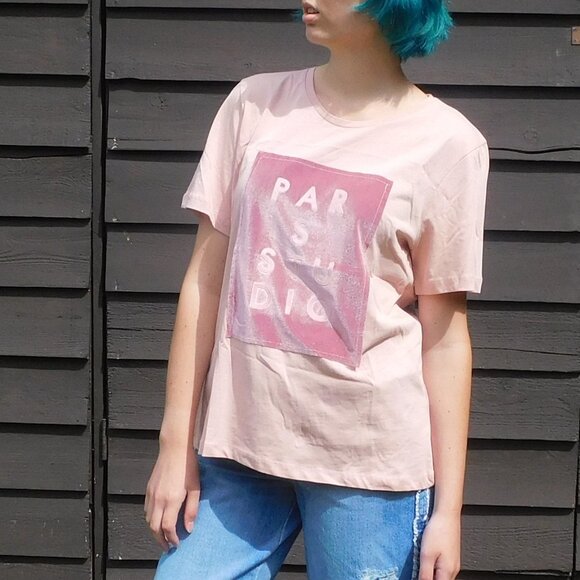 Ichi "Paris Studio" cotton T-shirt Size Large - Picture 1 of 10